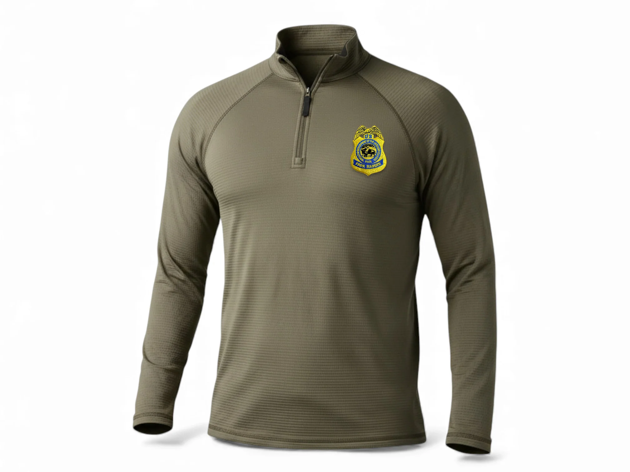5.11 STRATOS 1/4 ZIP PULLOVER NPS GOLD BADGE