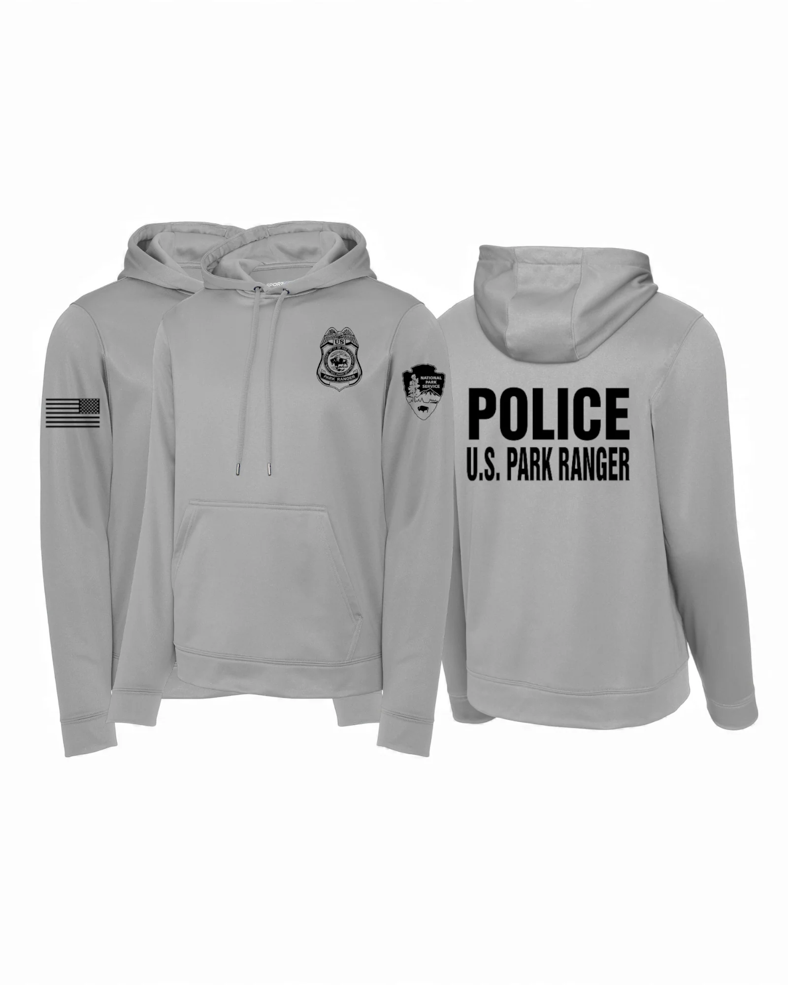 NPS PARK RANGER HOODED WICKING PULLOVER-F244 - Image 2