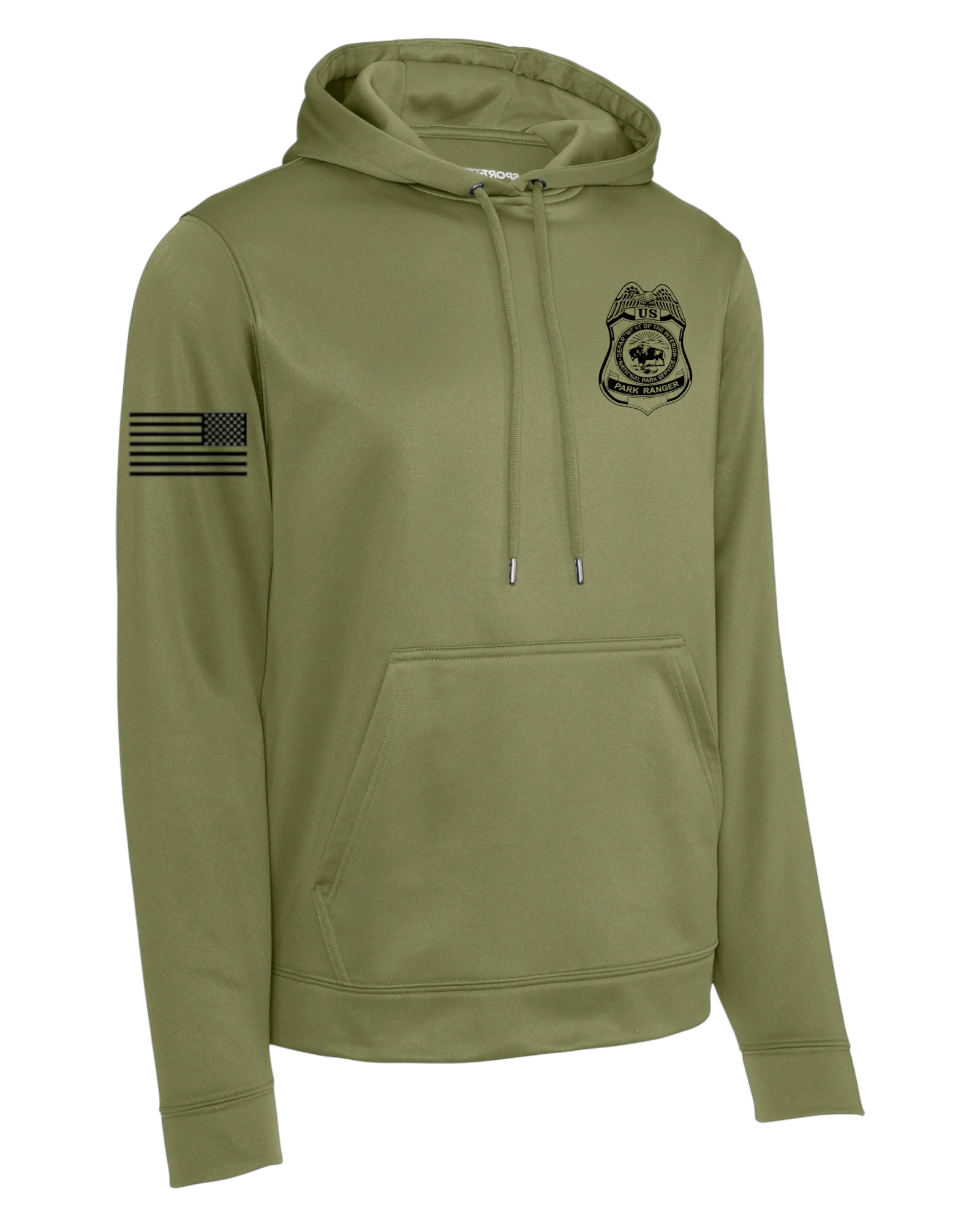 NPS PARK RANGER HOODED WICKING PULLOVER-F244 - Image 8