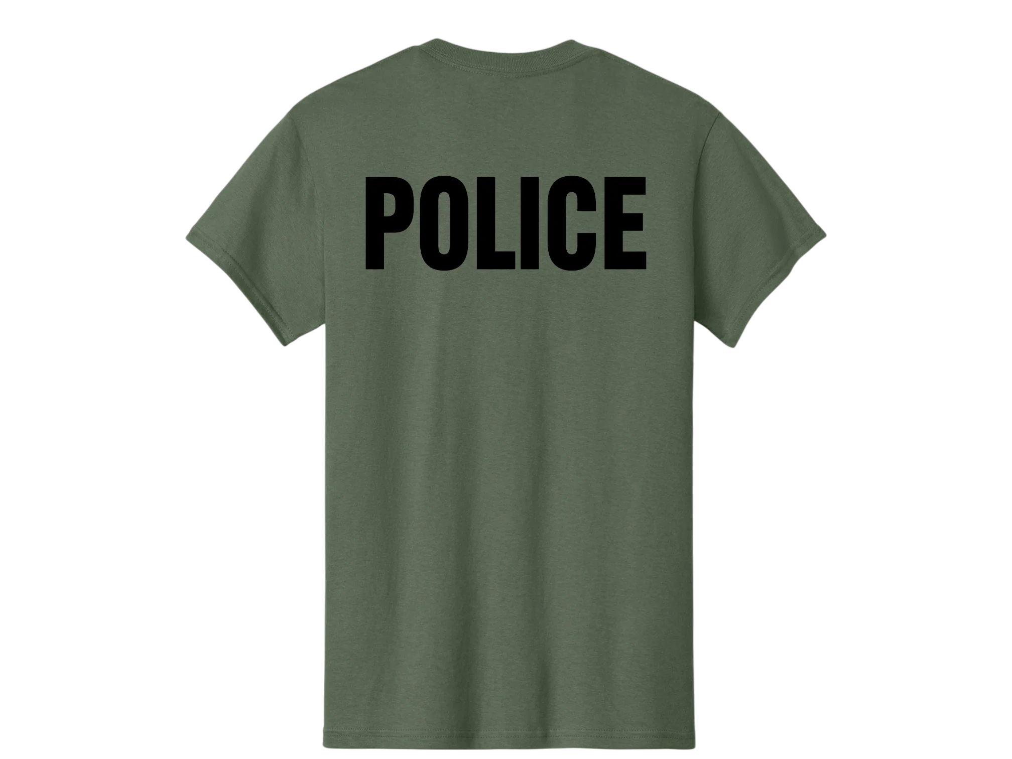 POLICE BACKPRINT AGENCY RAID T-SHIRT GILDAN HEAVY COTTON 5000 - Image 13