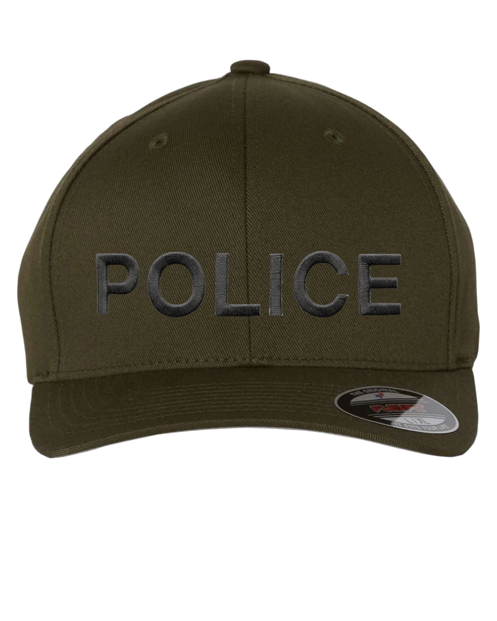 POLICE (LETTERS) ON FLEXFIT HAT-6277 - Image 5