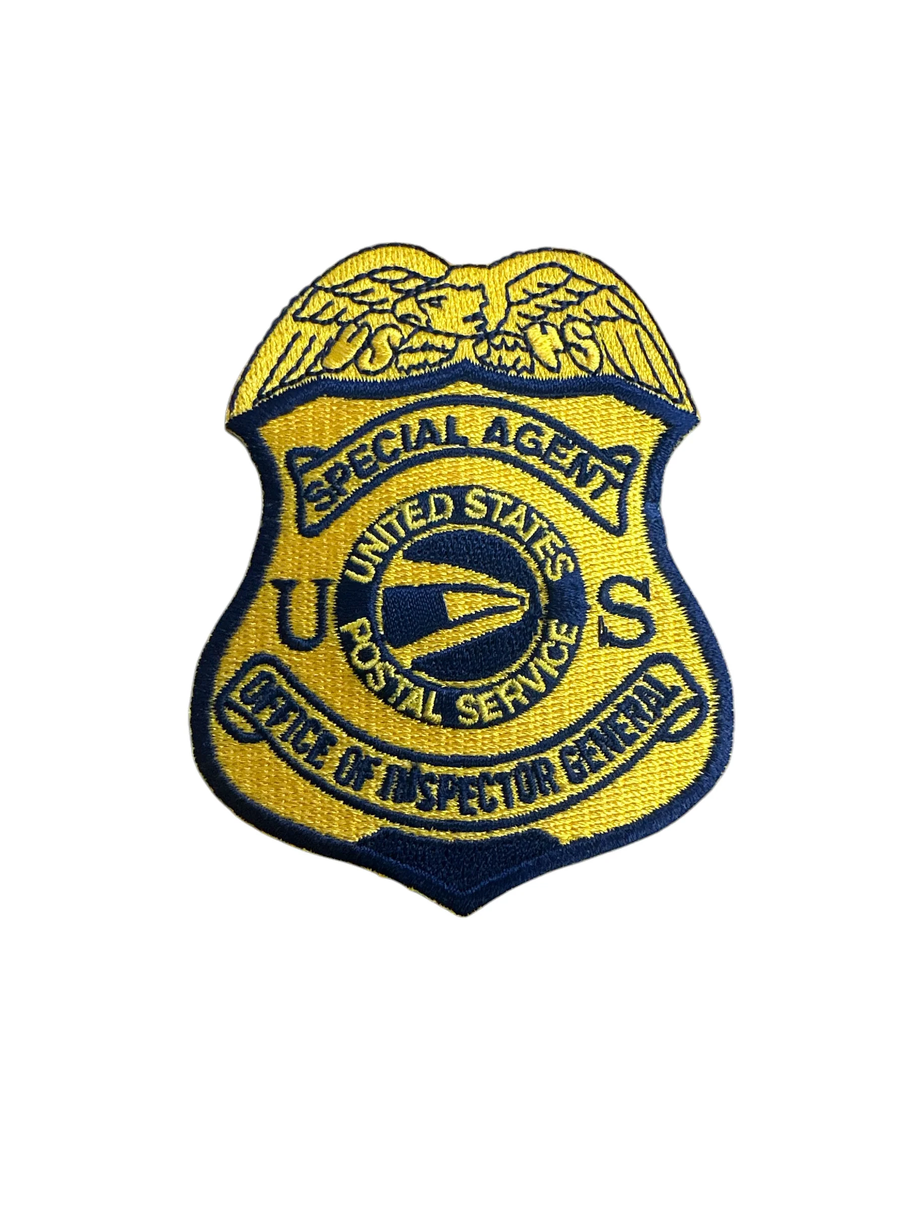 POSTAL OIG GOLD BADGE PATCH