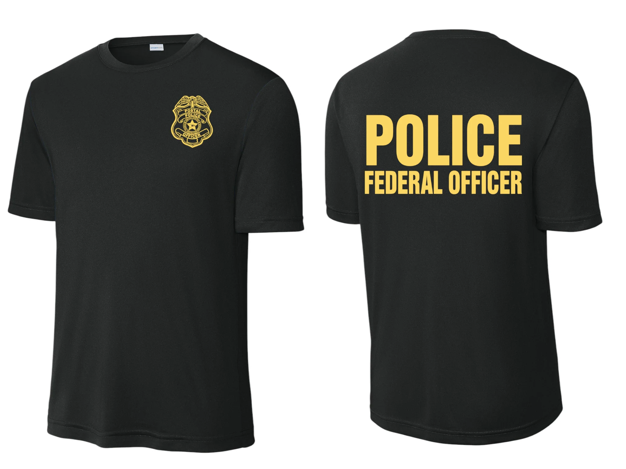 POSTAL POLICE OFFICER RAID WICKING T-SHIRT-ST350 - Image 3