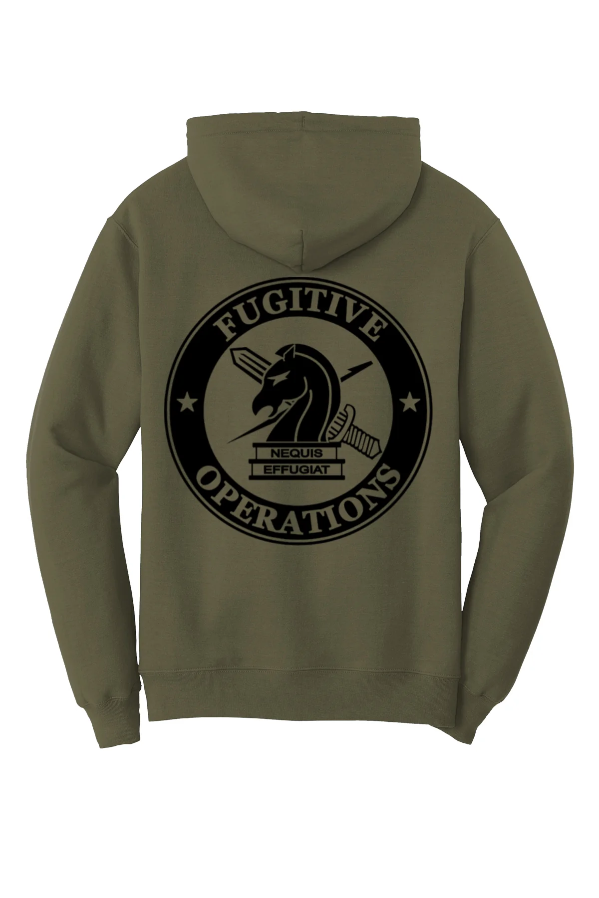 PRINTED ICE FUGITIVE OPS HOODED SWEATSHIRT 50/50 FLEECE PC78H - Image 3
