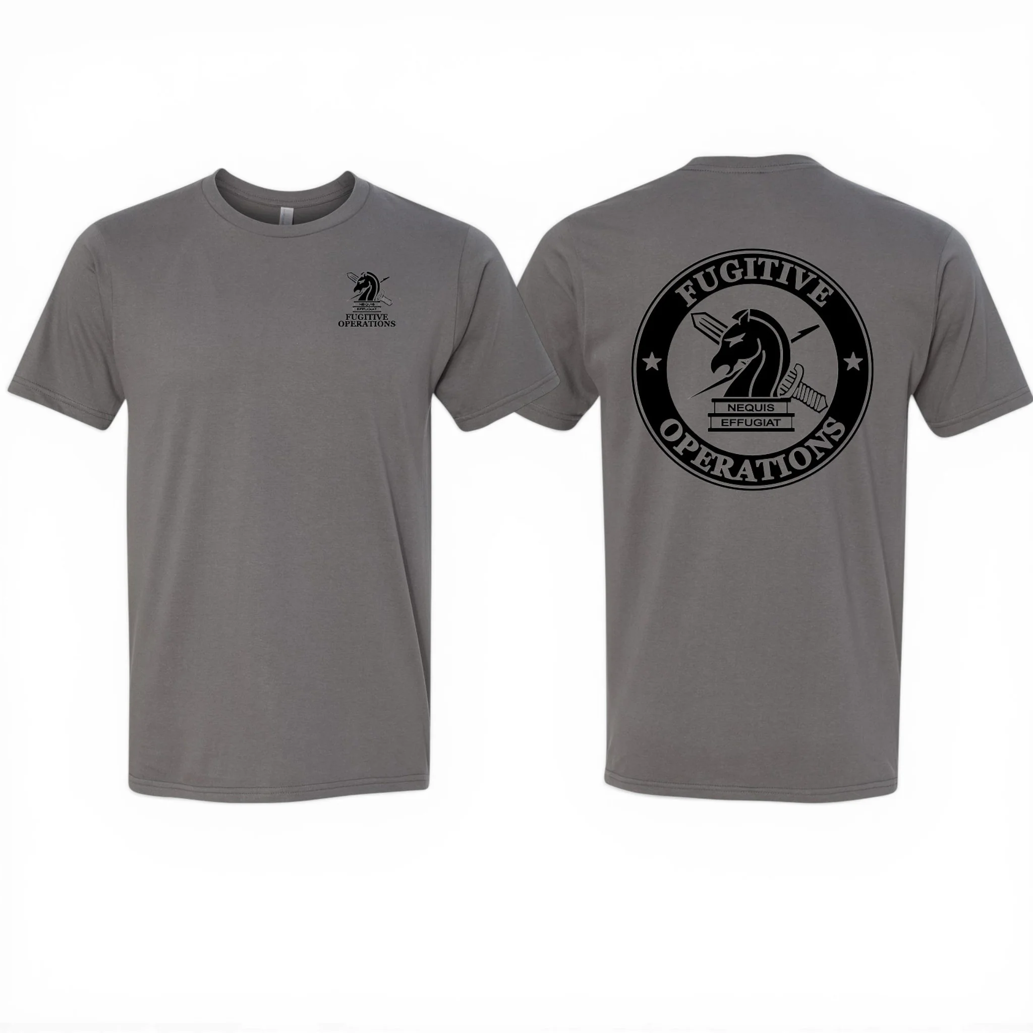 PRINTED ICE FUGITIVE OPS MADE IN THE USA PERFOMANCE T-SHIRT BA5300 CLEARANCE