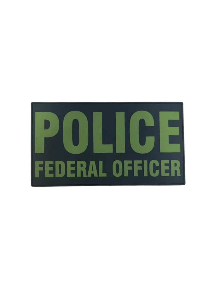 PVC POLICE FEDERAL OFFICER 9"X 5" - Image 3