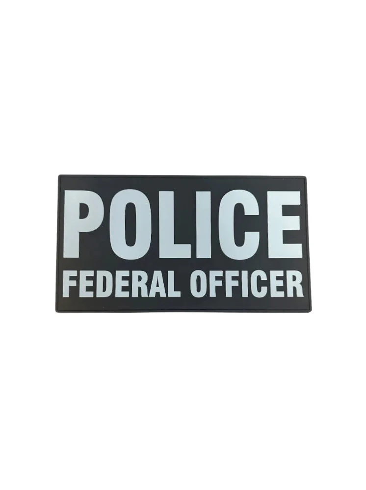PVC POLICE FEDERAL OFFICER 9"X 5" - Image 4