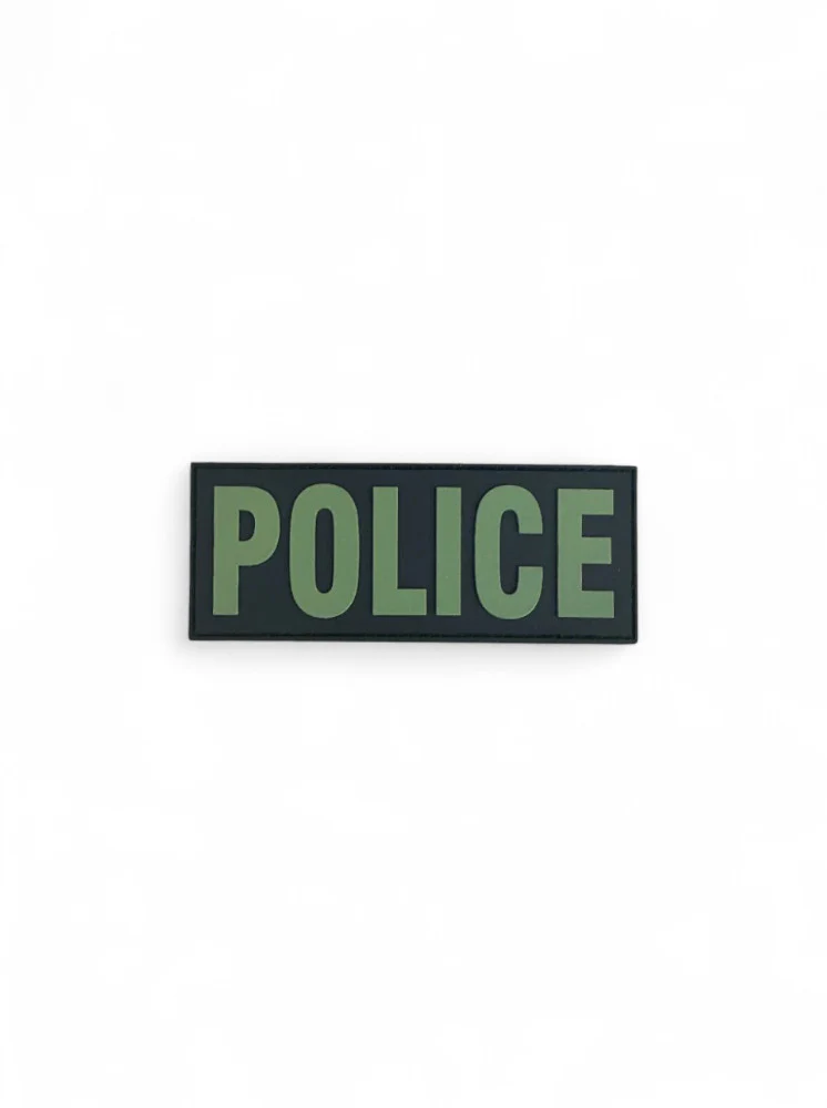 PVC POLICE PATCH 5"X2" - Image 3