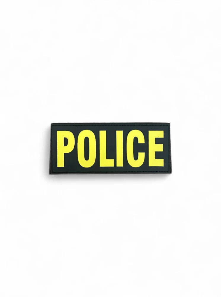 PVC POLICE PATCH 5"X2" - Image 4