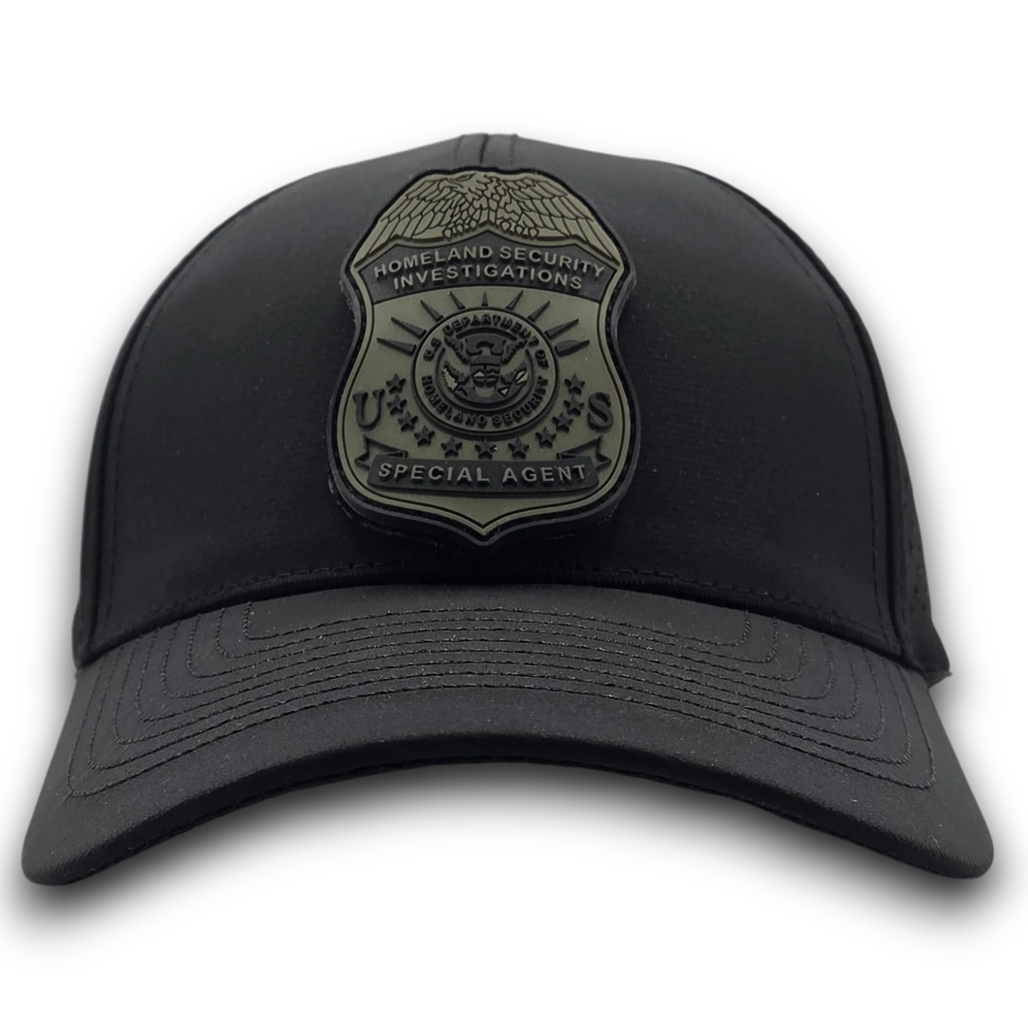 SCS BRAND PERFORATED MESH HAT W/ INTERCHANGEABLE HSI BADGE PVC PATCH - Image 3