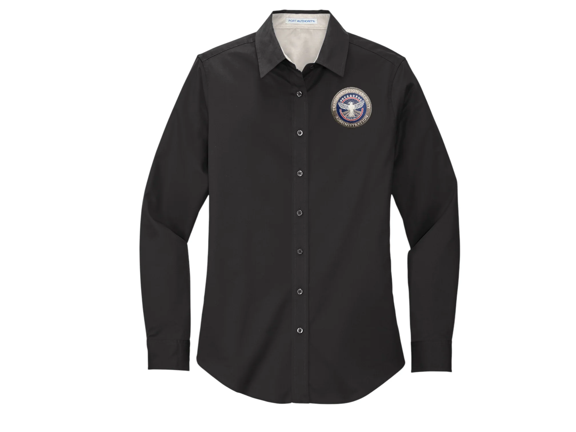 TSA INSIGNIA LONGSLEEVE LADIES TWILL BUTTON UP DRESS SHIRT-L608 - Image 3
