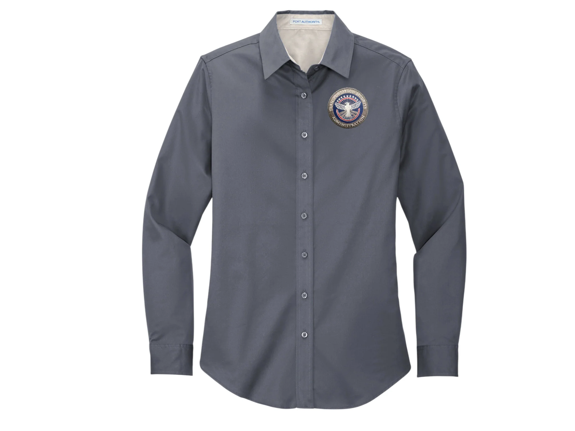 TSA INSIGNIA LONGSLEEVE LADIES TWILL BUTTON UP DRESS SHIRT-L608 - Image 4