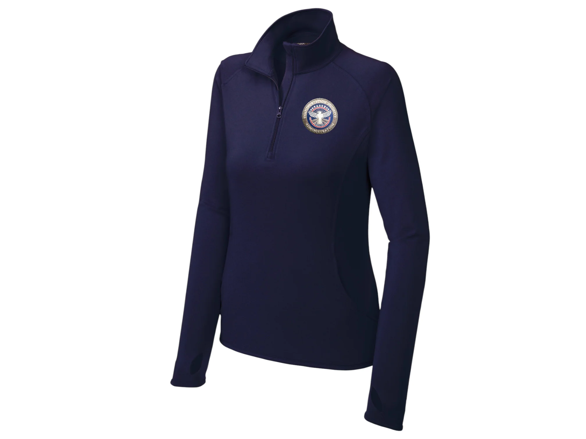 TSA INSIGNIA WOMEN'S SPORT TEK SPORT WICK STRETCH 1/2 ZIP PULLOVER-LST850