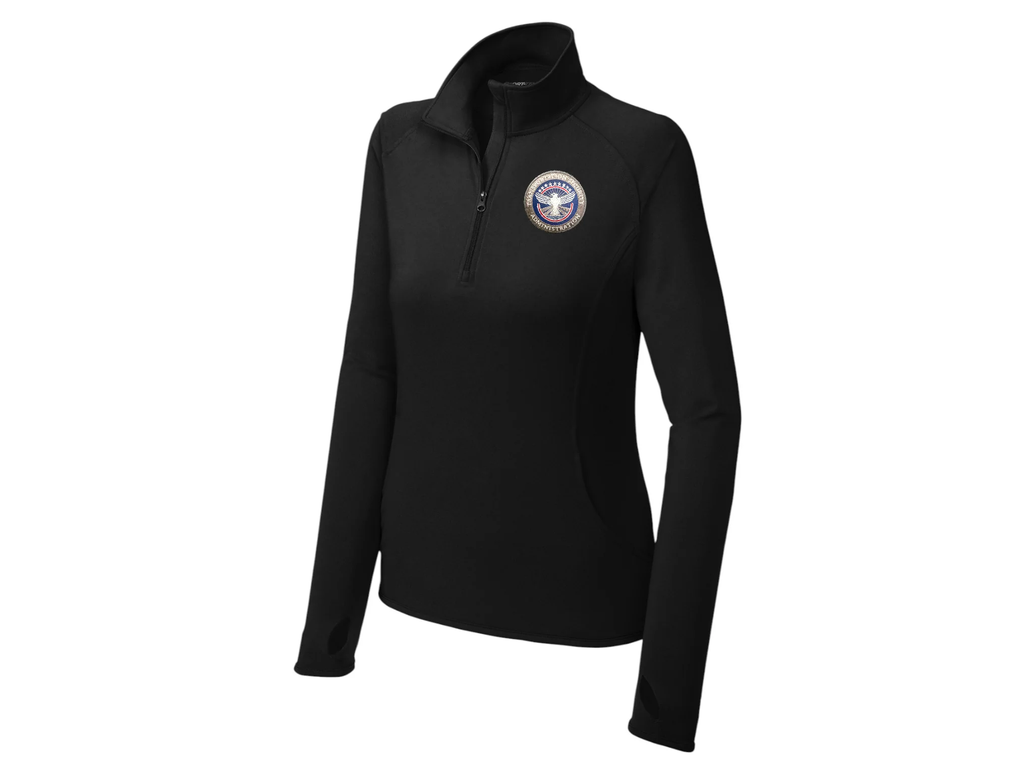TSA INSIGNIA WOMEN'S SPORT TEK SPORT WICK STRETCH 1/2 ZIP PULLOVER-LST850 - Image 3