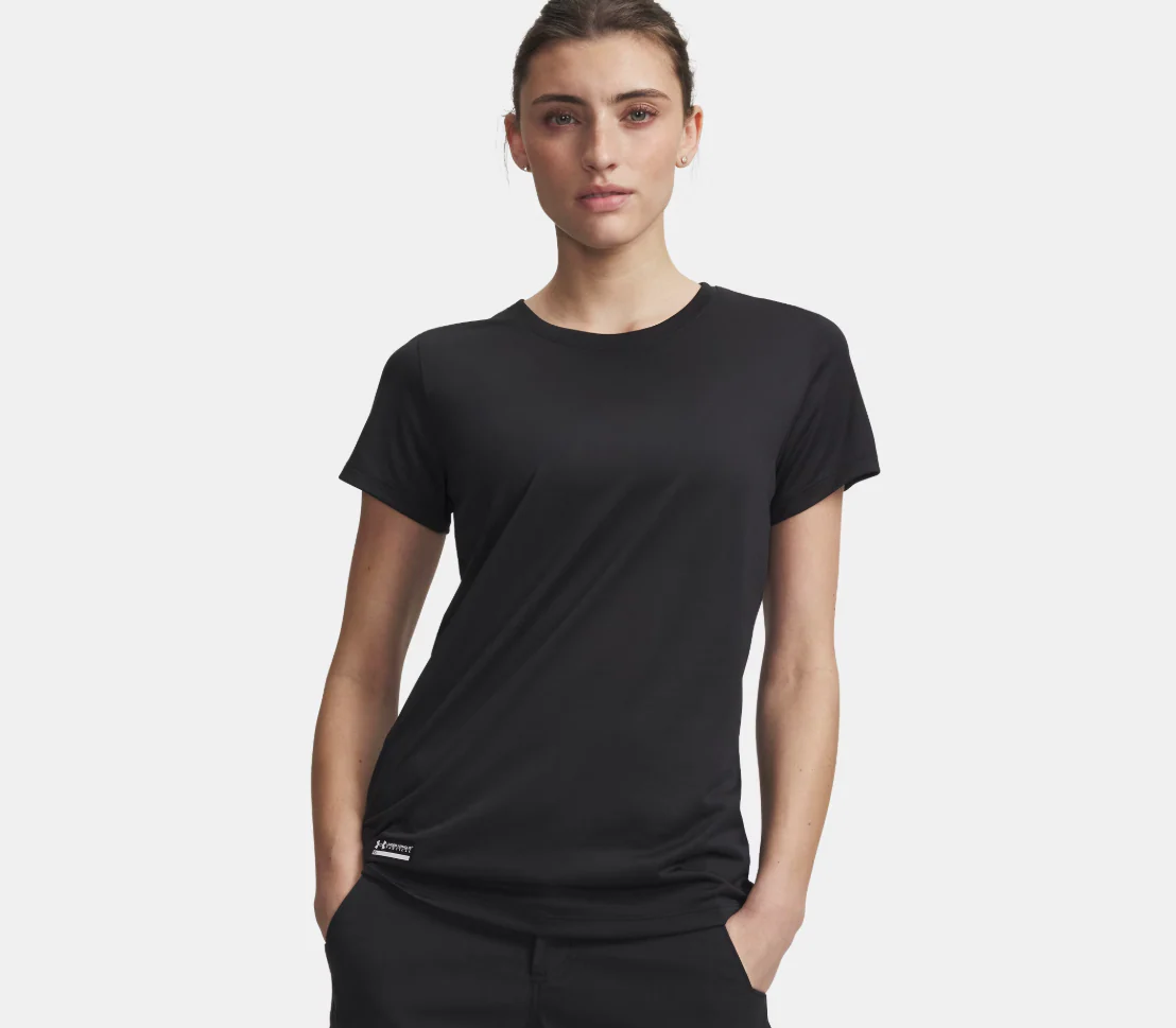 UA WOMEN'S TACTICAL TECH SHORT SLEEVE TSHIRT