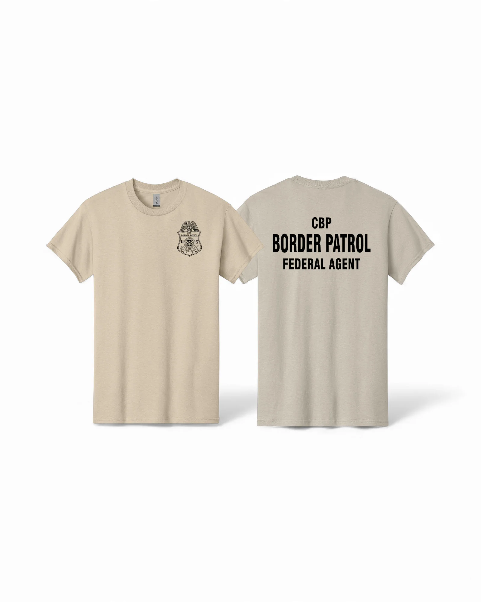 USBP HEAVY COTTON RAID T-SHIRT-5000 - Image 2