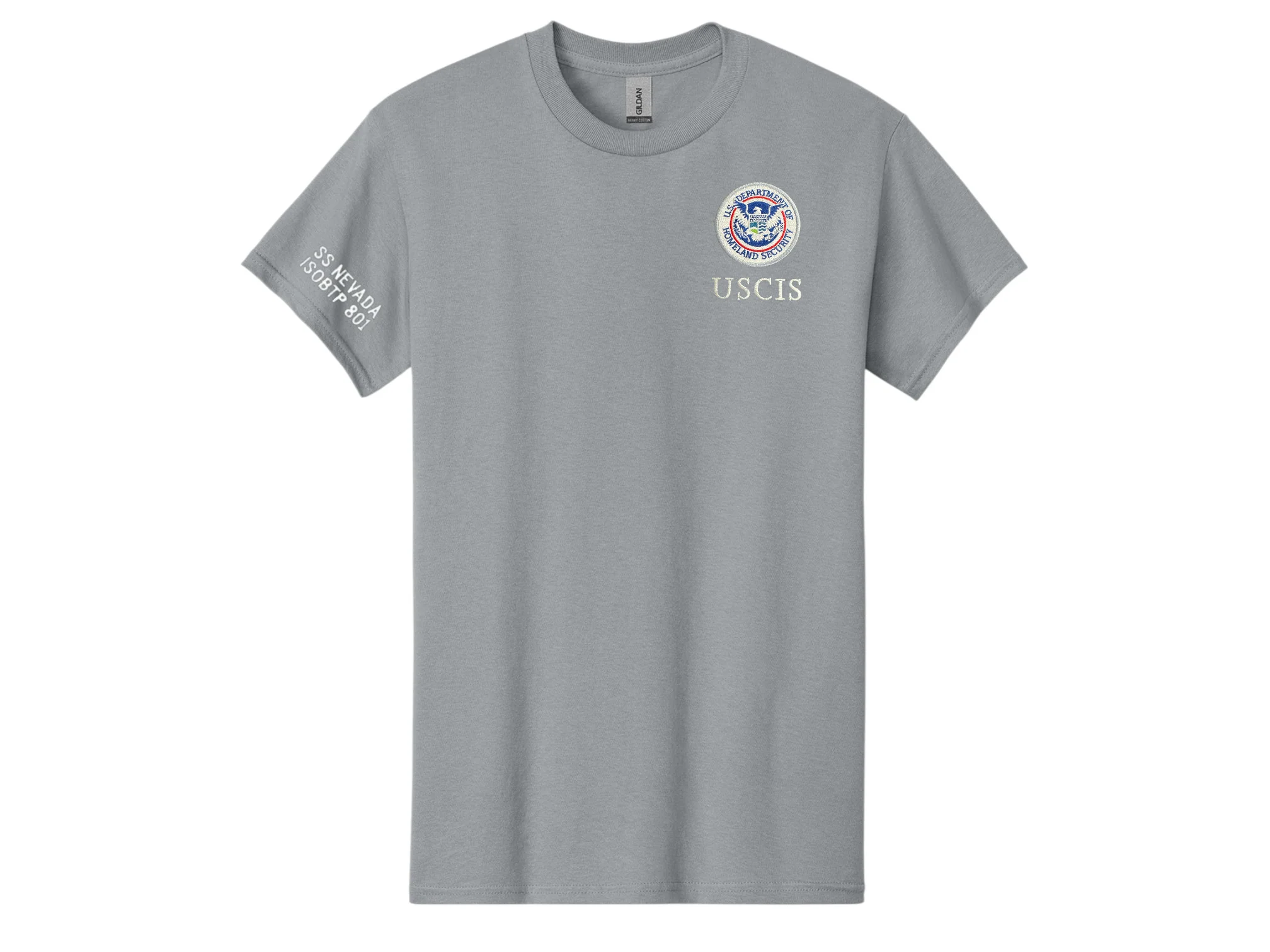 USCIS CLASS HEAVY COTTON T-SHIRT-5000 - Image 3