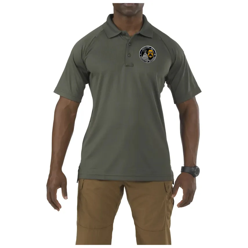 USCP OIG SEAL 5.11 PERFORMANCE POLO SHORT SLEEVE - Image 3