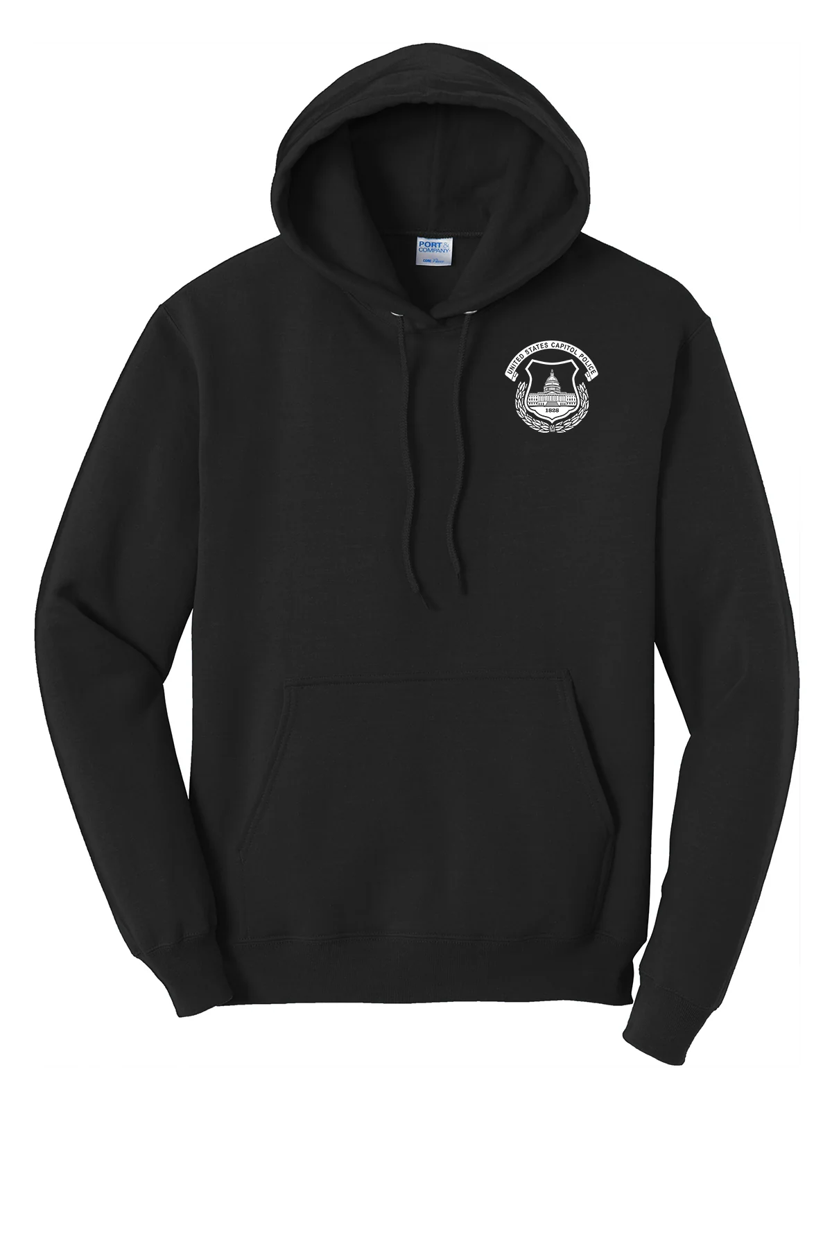 USCP SEAL HOODED SWEATSHIRT 50/50 FLEECE PC78H - Image 2