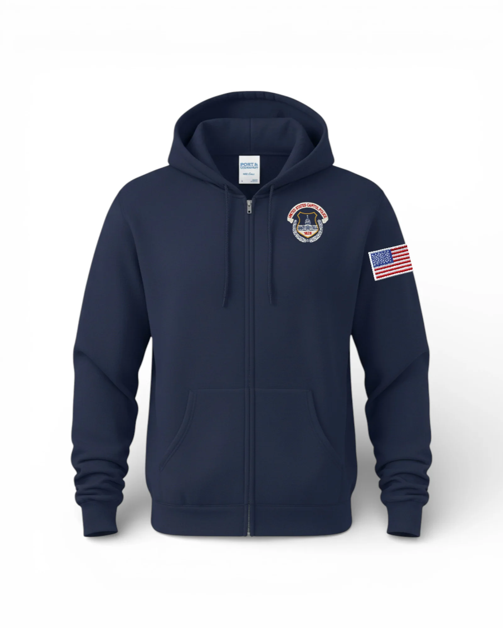 USCP SEAL FULL ZIP HOODED SWEATSHIRT-PC78ZH