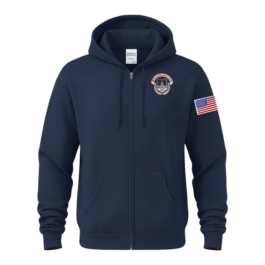 USCP SEAL FULL ZIP HOODED SWEATSHIRT-PC78ZH - Image 2