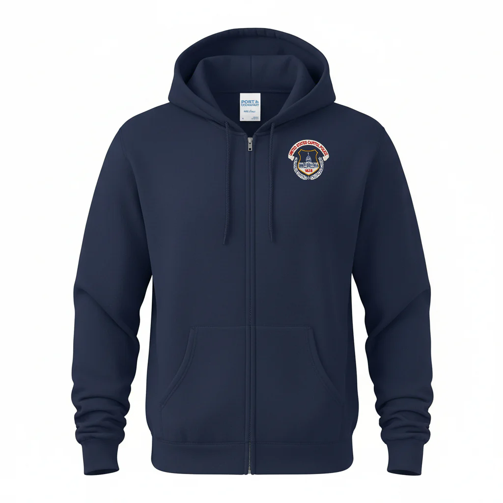 USCP SEAL FULL ZIP HOODED SWEATSHIRT-PC78ZH - Image 3