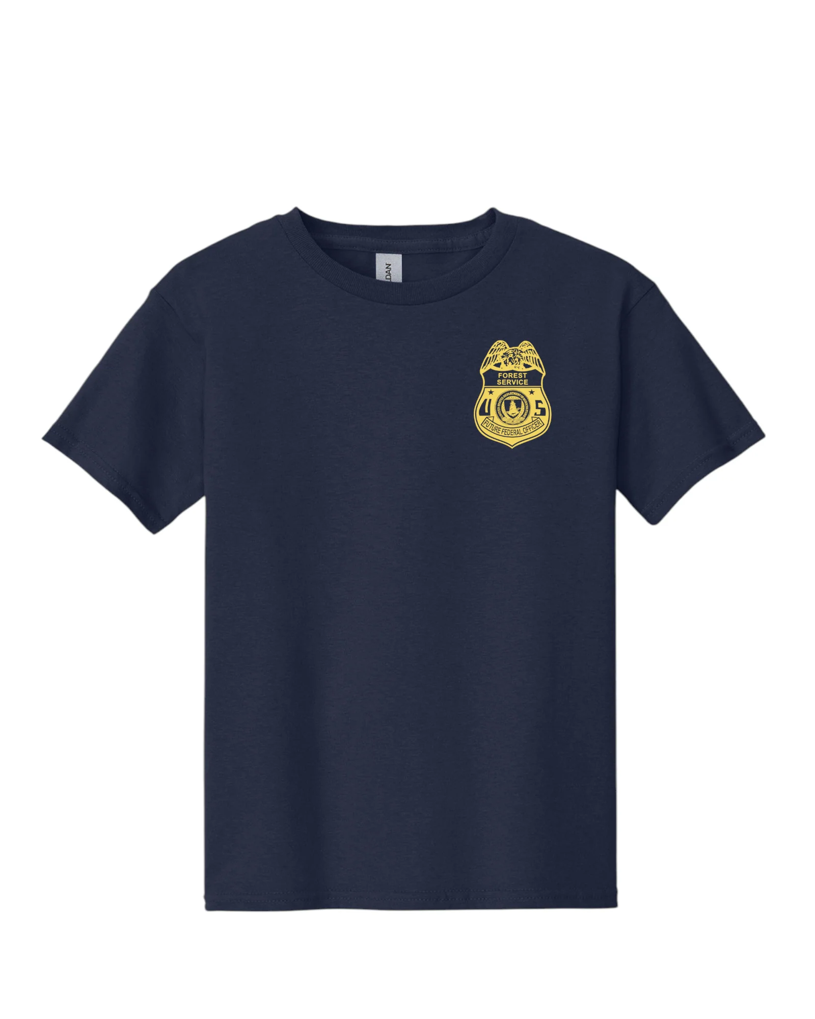 USFS FUTURE FEDERAL OFFICER BADGE KID'S T-SHIRT-5000B - Image 3