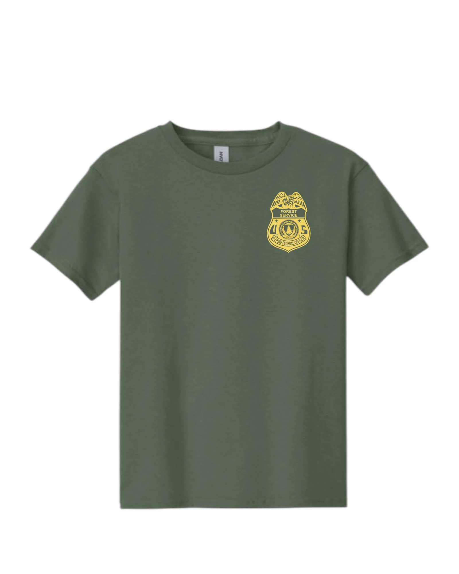 USFS FUTURE FEDERAL OFFICER BADGE KID'S T-SHIRT-5000B - Image 4
