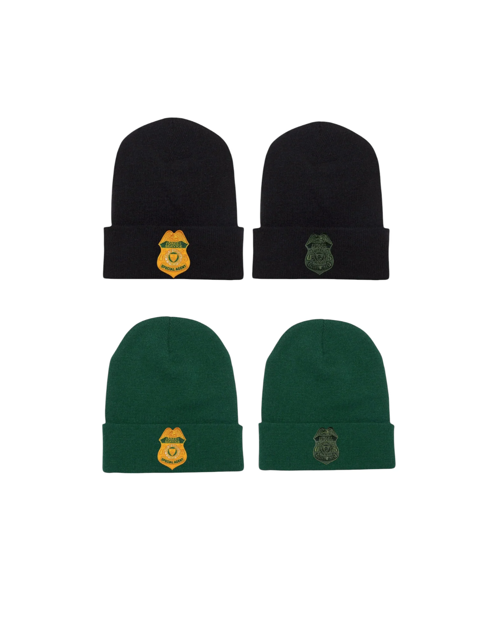 USFS SPECIAL AGENT BADGE CUFFED KNIT BEANIE - Image 2