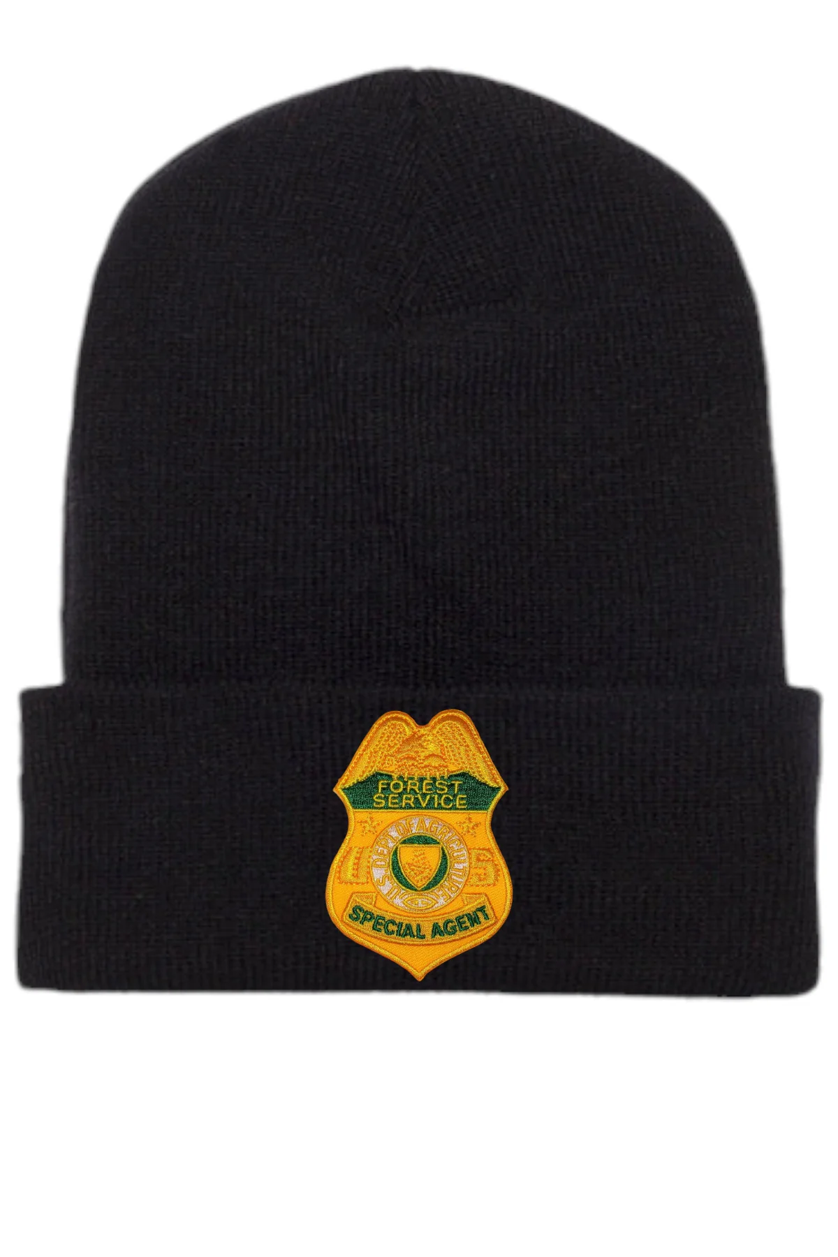USFS SPECIAL AGENT BADGE CUFFED KNIT BEANIE - Image 3