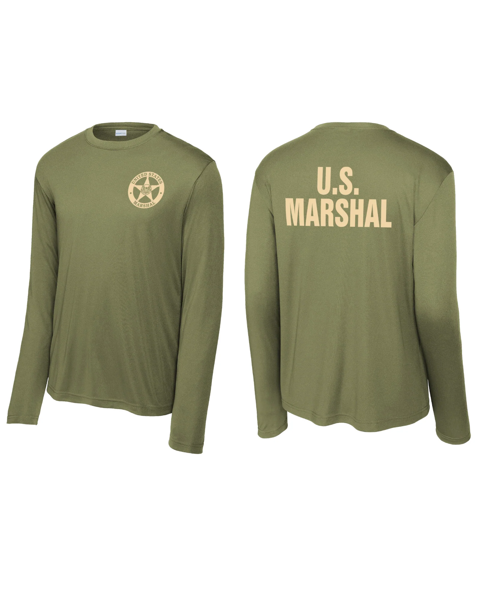 USMS MOISTURE WICKING CUSTOM RAID LONGSLEEVE SHIRT-ST350LS - Image 49