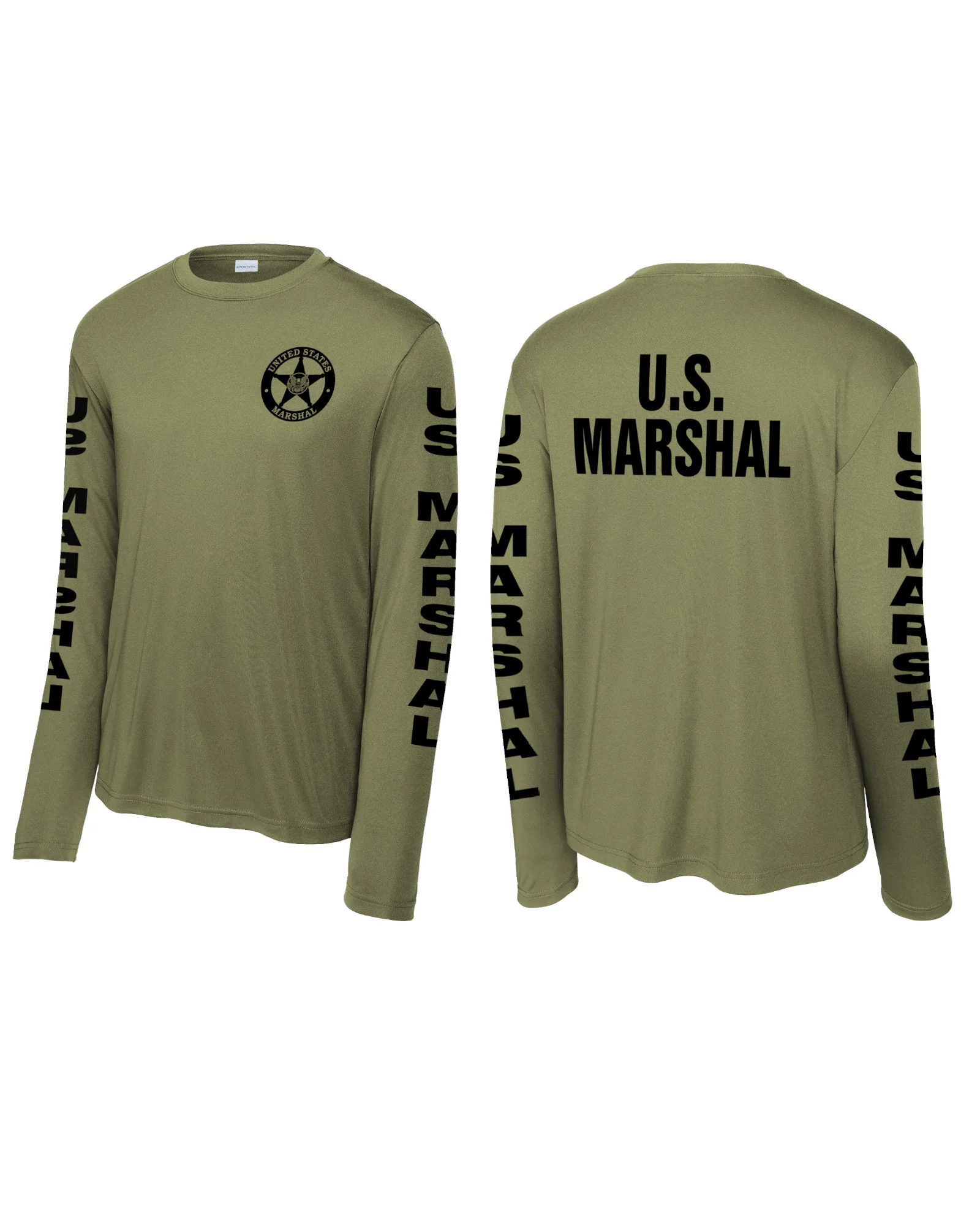 USMS MOISTURE WICKING CUSTOM RAID LONGSLEEVE SHIRT-ST350LS - Image 57