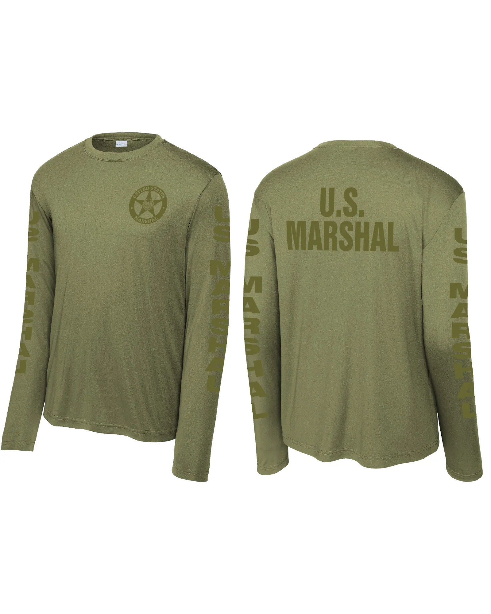 USMS MOISTURE WICKING CUSTOM RAID LONGSLEEVE SHIRT-ST350LS - Image 58