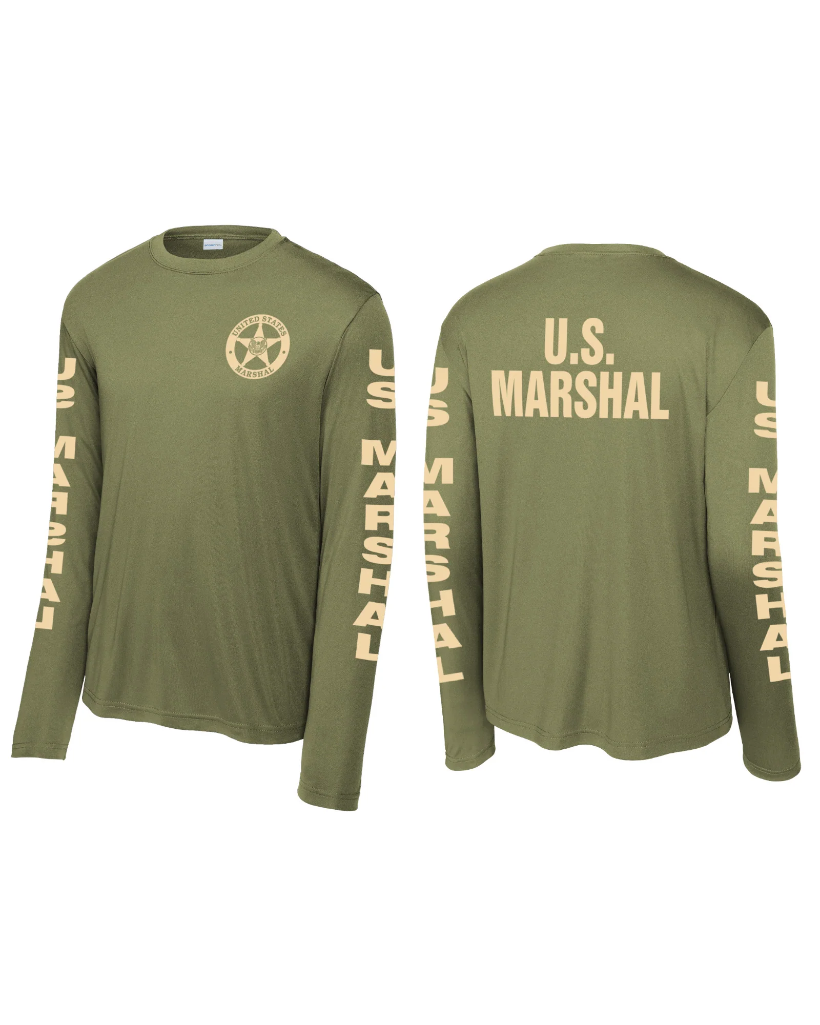 USMS MOISTURE WICKING CUSTOM RAID LONGSLEEVE SHIRT-ST350LS - Image 59