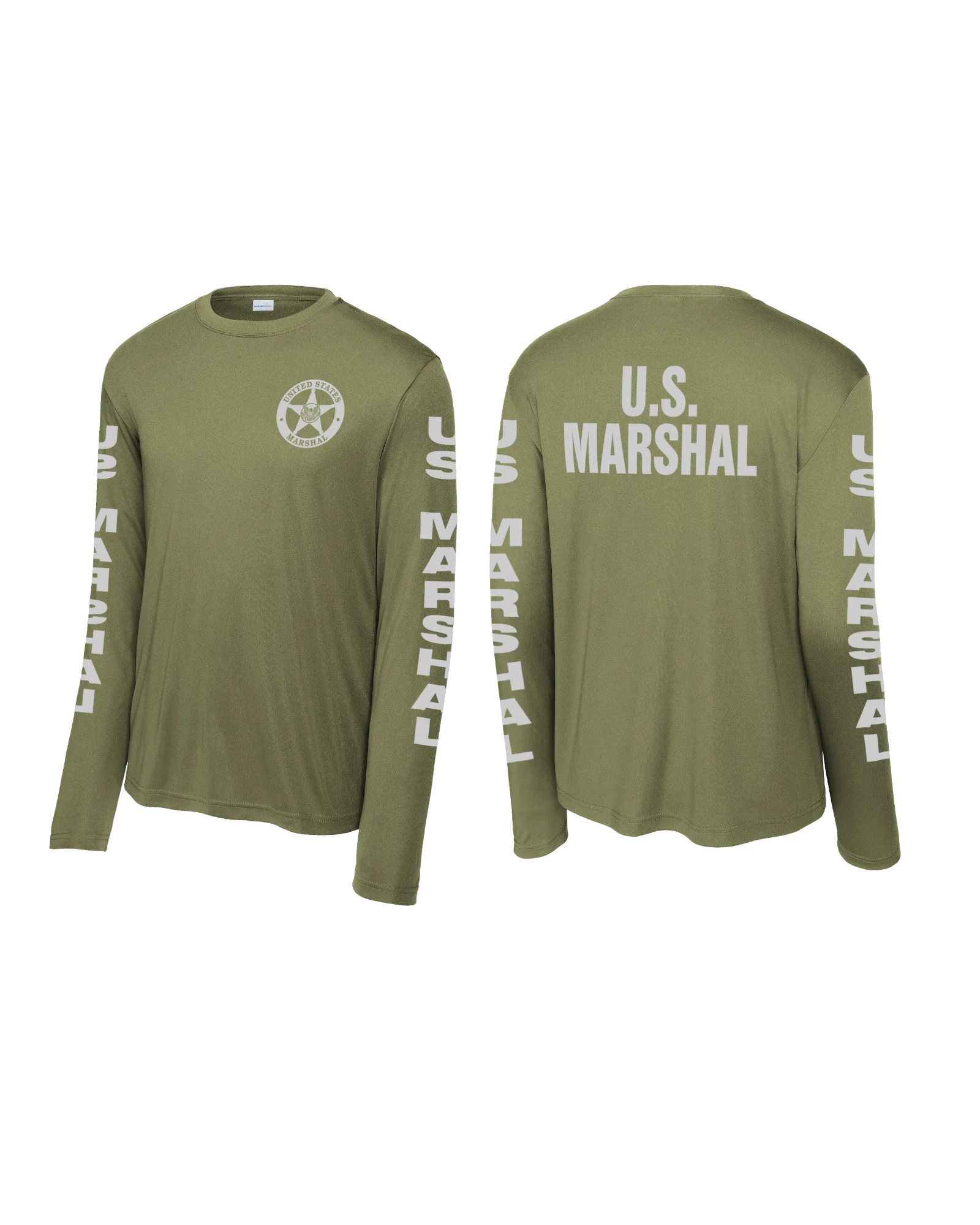 USMS MOISTURE WICKING CUSTOM RAID LONGSLEEVE SHIRT-ST350LS - Image 60