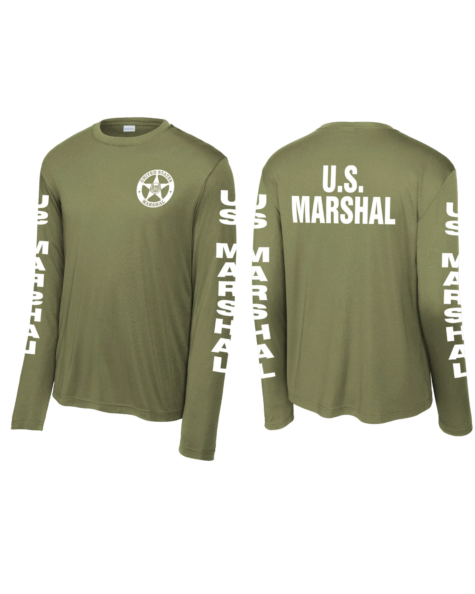 USMS MOISTURE WICKING CUSTOM RAID LONGSLEEVE SHIRT-ST350LS - Image 61
