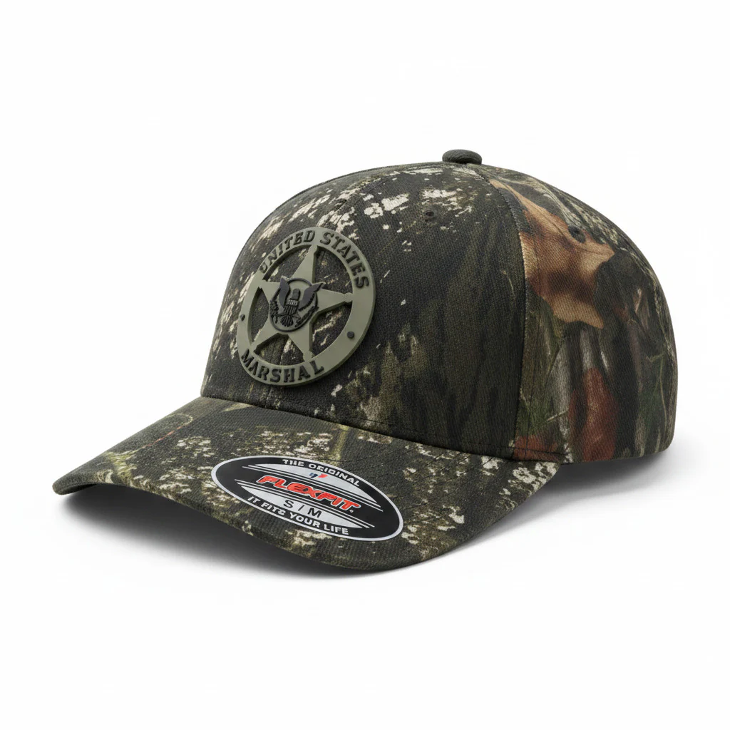 USMS PVC STAR FLEXFIT HAT MULTI REALTREE CAMO CLEARANCE