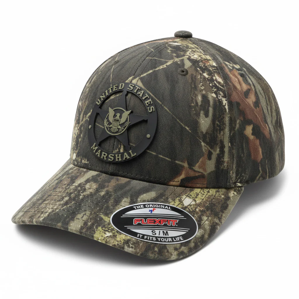 USMS PVC STAR FLEXFIT HAT MULTI REALTREE CAMO CLEARANCE - Image 2
