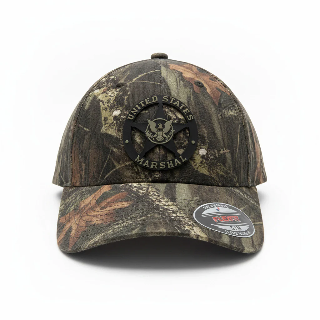 USMS PVC STAR FLEXFIT HAT MULTI REALTREE CAMO CLEARANCE - Image 3