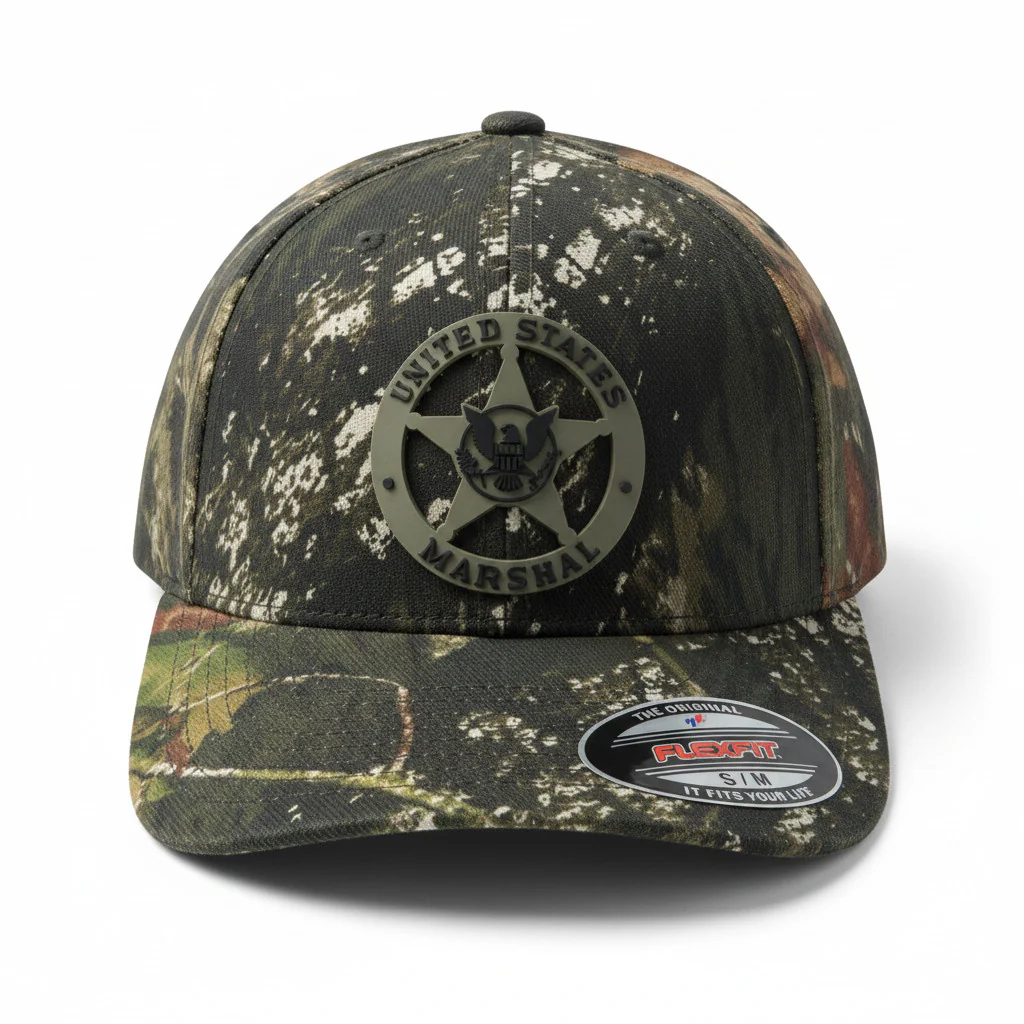 USMS PVC STAR FLEXFIT HAT MULTI REALTREE CAMO CLEARANCE - Image 4