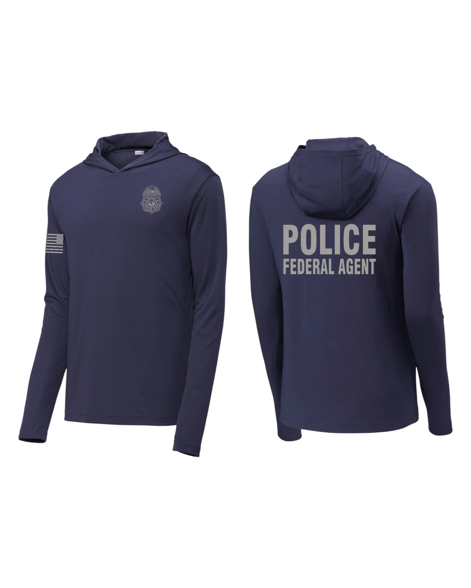 VA OIG BADGE PERFORMANCE AGENCY RAID HOODED PULLOVER-ST358