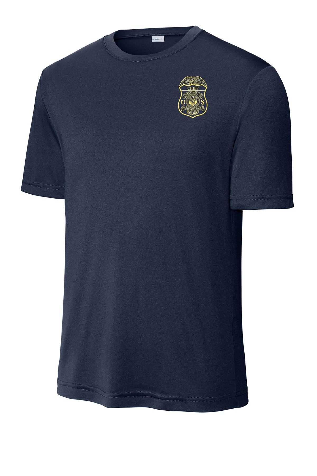 VA POLICE BADGE WICKING T-SHIRT-ST350-GREY INK - Image 20