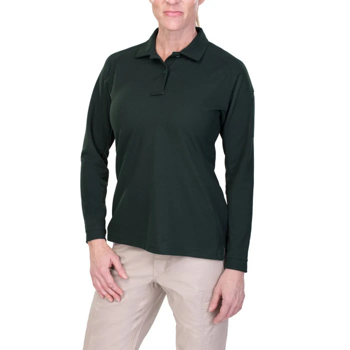VERTX WOMEN'S COLDBLACK LONG SLEEVE POLO - Image 5