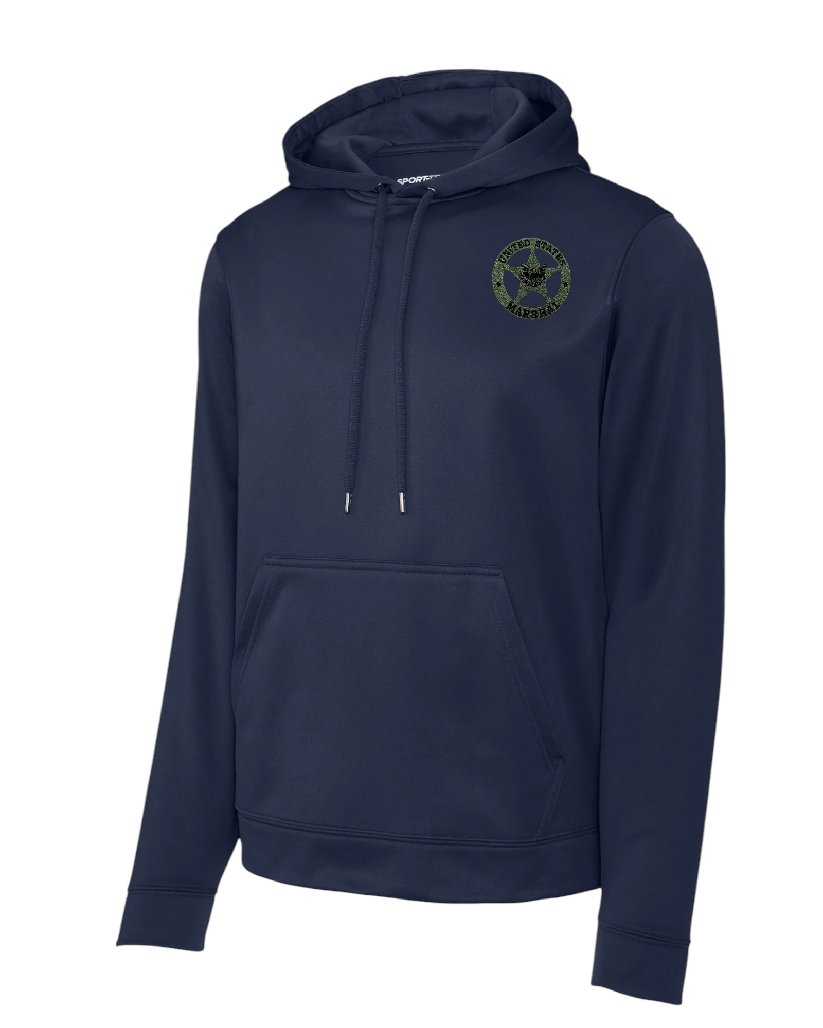 WICKING HOODED PULLOVER W/ EMBROIDERED USMS STAR-F244 - Image 4