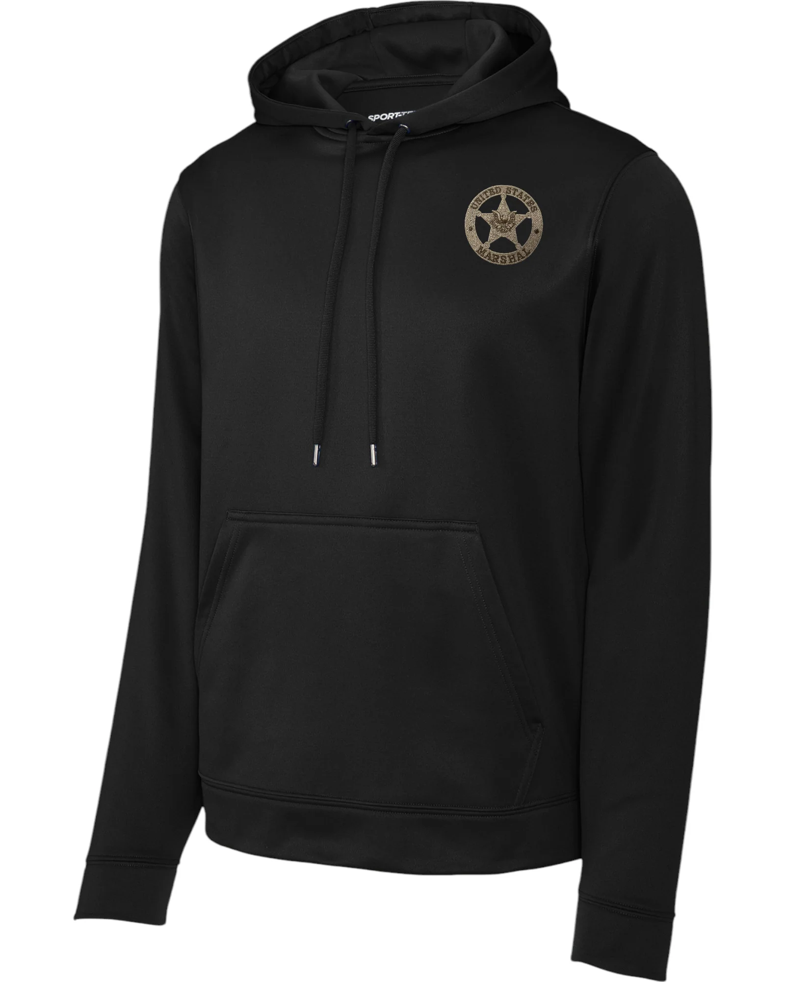 WICKING HOODED PULLOVER W/ EMBROIDERED USMS STAR-F244 - Image 6