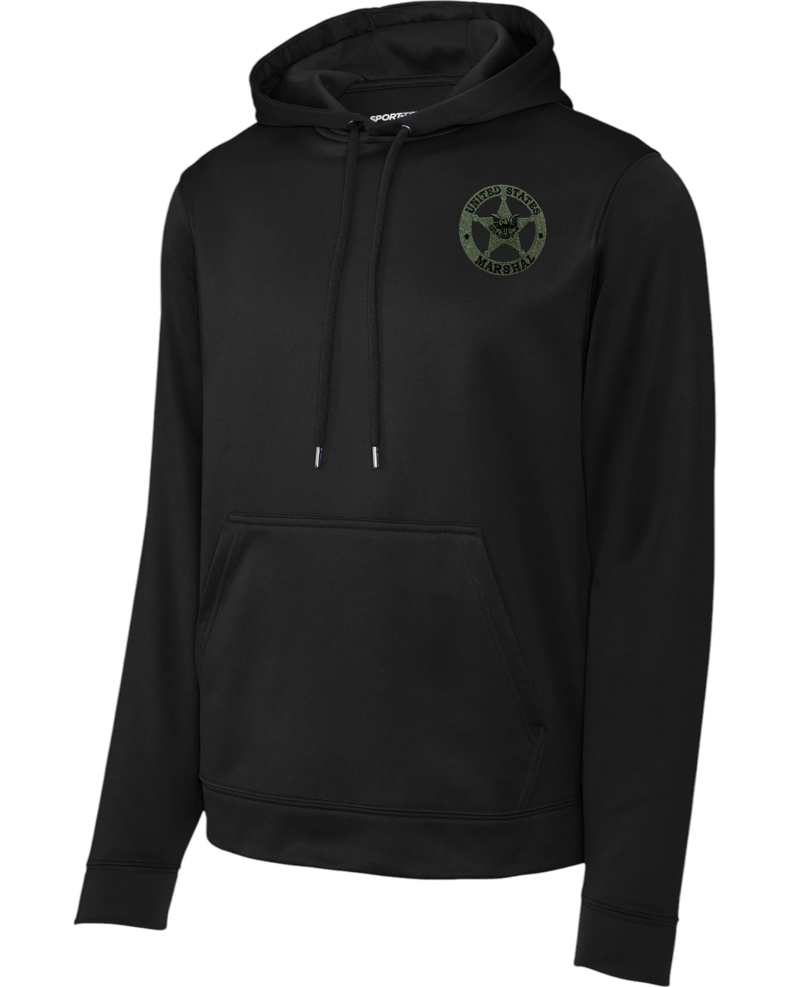 WICKING HOODED PULLOVER W/ EMBROIDERED USMS STAR-F244 - Image 7