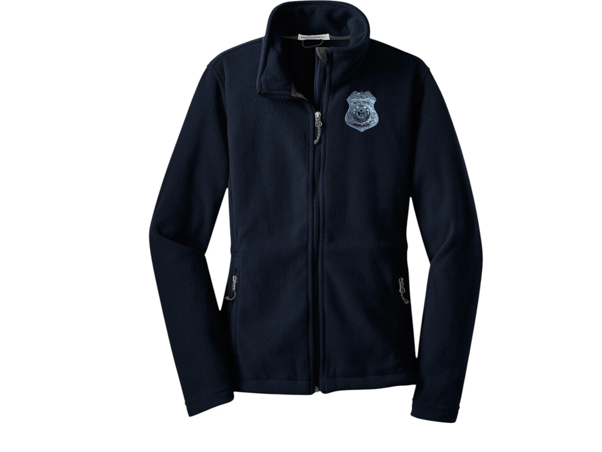 WOMEN'S ARMY CI BADGE SPECIAL AGENT FLEECE FULL ZIP JACKET-L217 - Image 5