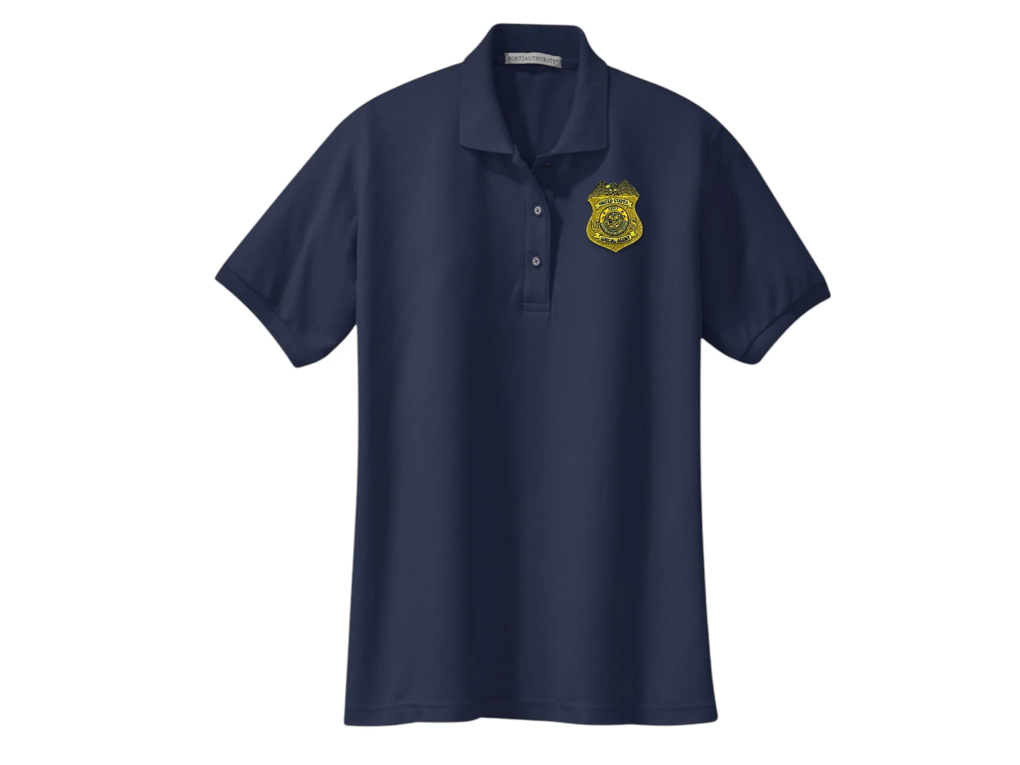 WOMEN'S ARMY CI SA BADGE PORT AUTHORITY POLO - L500 - Image 3