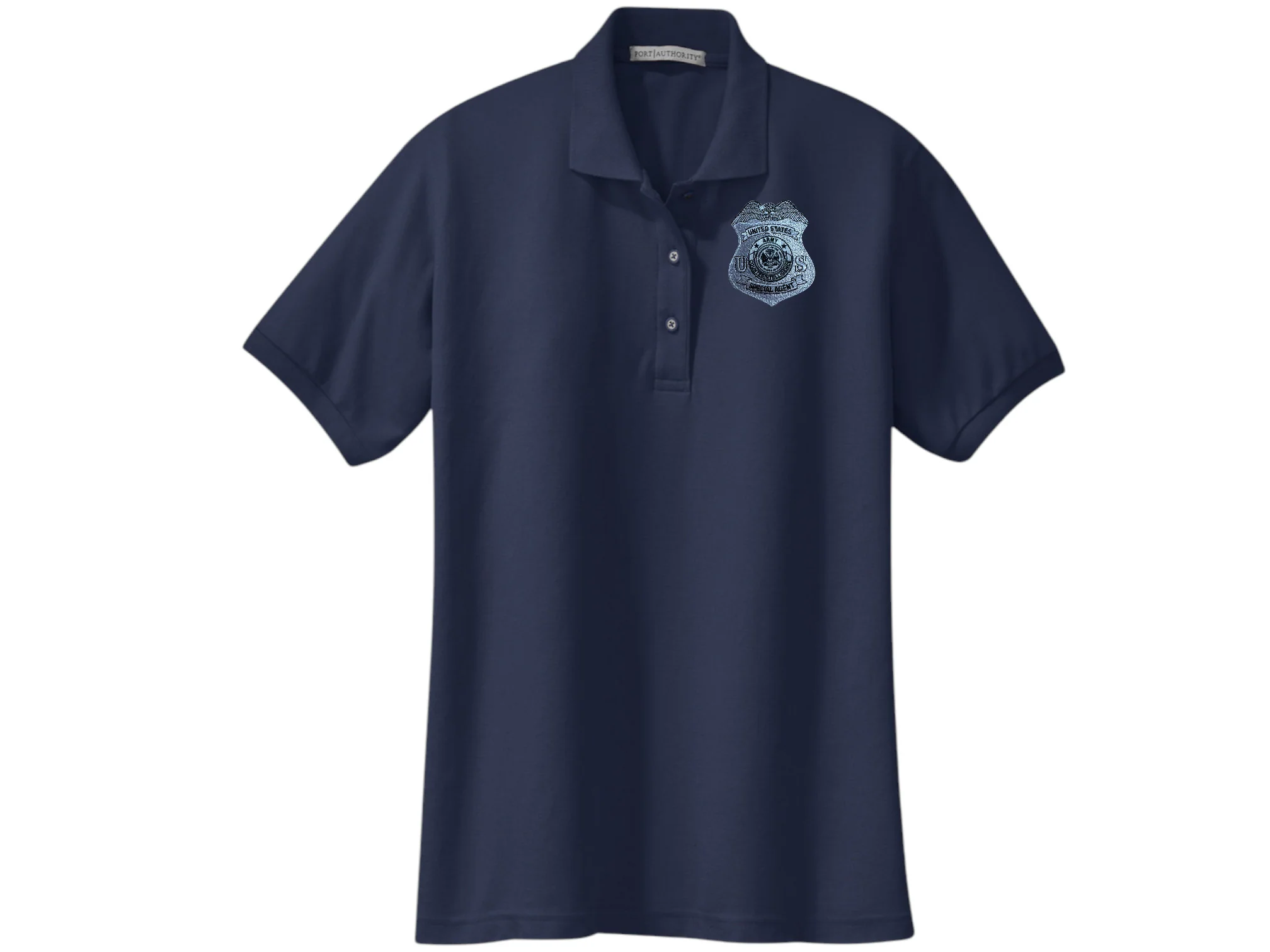 WOMEN'S ARMY CI SA BADGE PORT AUTHORITY POLO - L500 - Image 7