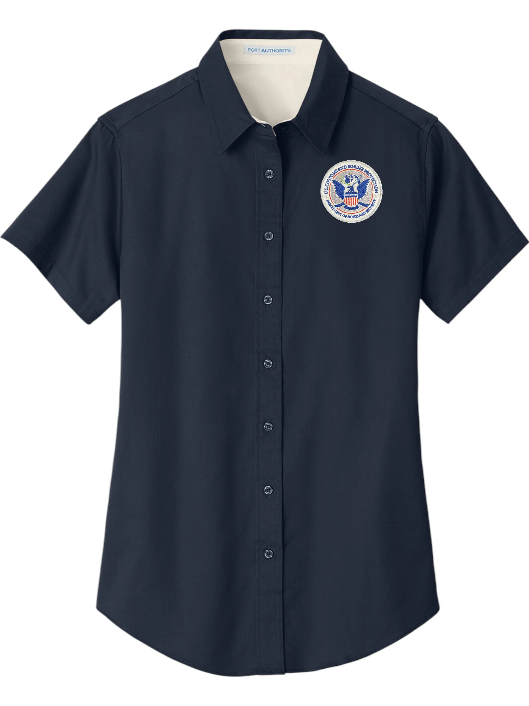 WOMEN'S CBP SEAL BUTTON UP DRESS SHIRT-L508 - Image 2
